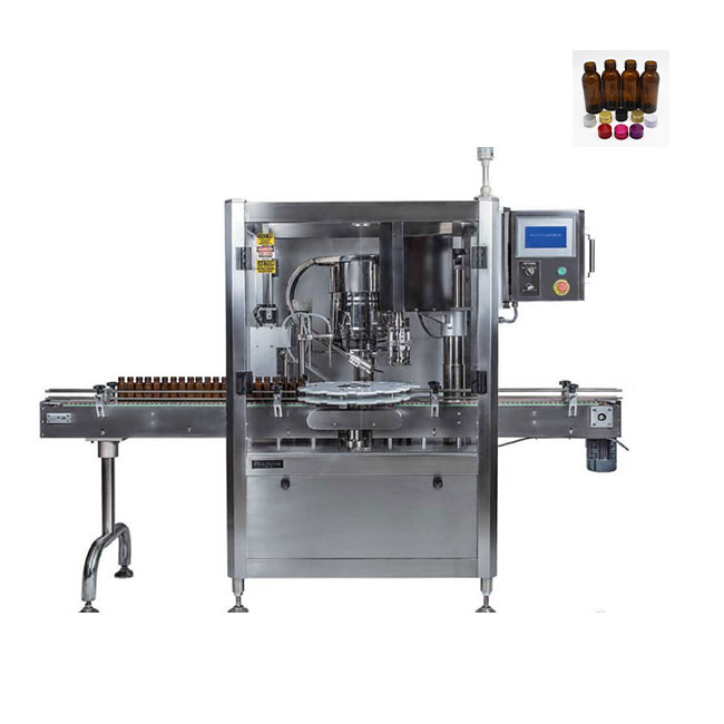 Máquina automática de llenado y tapado de líquidos HQ-L4FC2